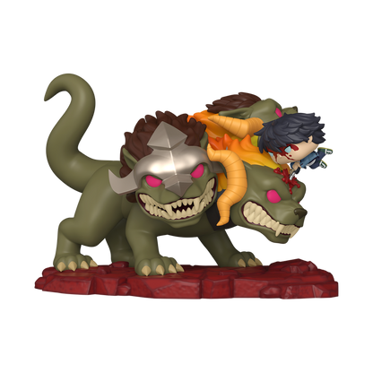 Sung Jinwoo vs. Cerberus Funko Pop! #2272 Deluxe stock photo out-of-box Solo Leveling