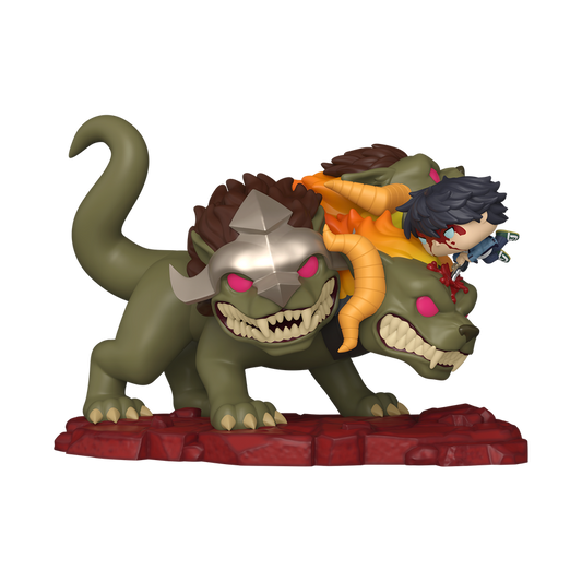 Sung Jinwoo vs. Cerberus Funko Pop! #2272 Deluxe stock photo out-of-box Solo Leveling