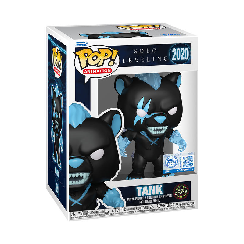 Tank Funko Pop! #2020 Glow Chase Funko Exclusive stock photo in-box from Solo Leveling