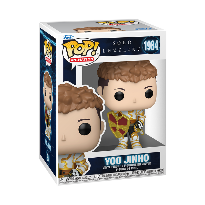 Yoo Jinho Funko Pop! #1984 stock photo in-box from Solo Leveling