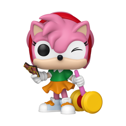 Amy Rose Funko Pop! #1171 Chase stock photo out-of-box Sonic the Hedgehog
