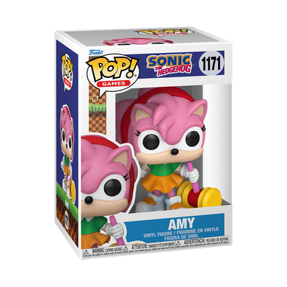 Amy Rose Funko Pop! #1171 stock photo in-box Sonic the Hedgehog