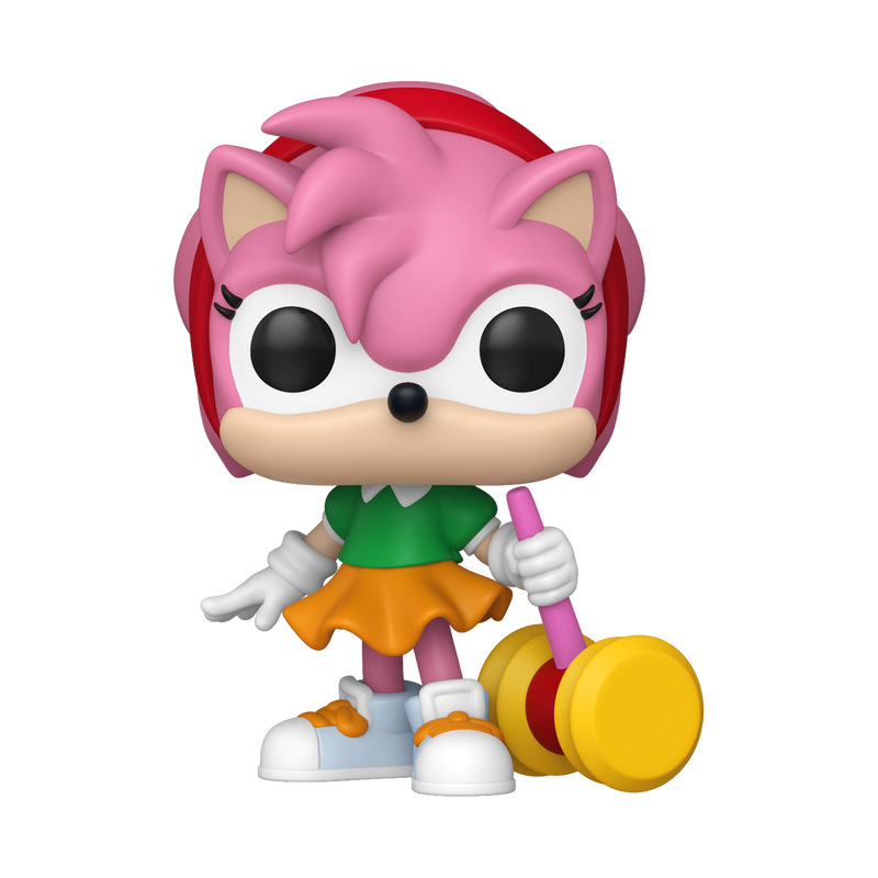 Amy Rose Funko Pop! #1171 stock photo out-of-box Sonic the Hedgehog