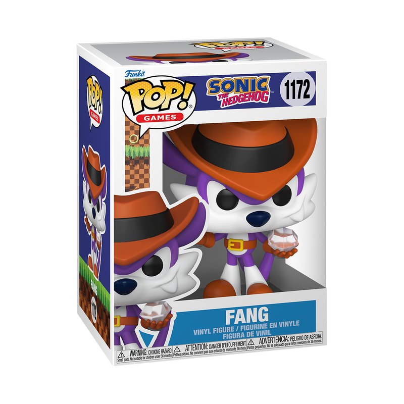 Fang Funko Pop! #1172 stock photo in-box Sonic the Hedgehog