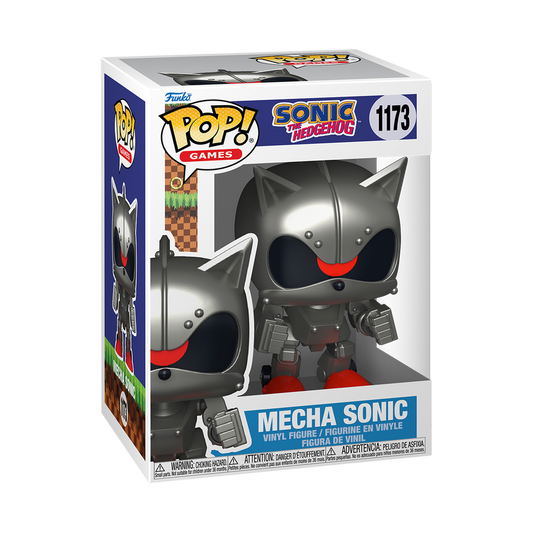 Mecha Sonic Funko Pop! #1173 stock photo in-box Sonic the Hedgehog