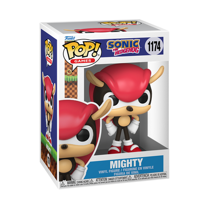Mighty the Armadillo Funko Pop! #1174 stock photo in-box Sonic the Hedgehog