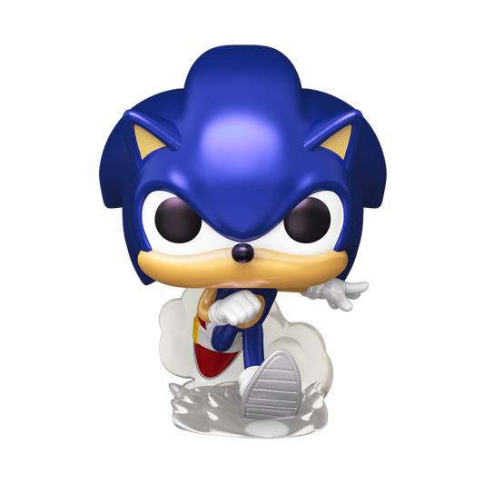 Sonic The Hedgehog Sonic Funko Pop Plus Figure Pearlescent Coloring