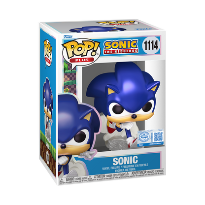 Sonic The Hedgehog Sonic Funko Pop Plus Packaging
