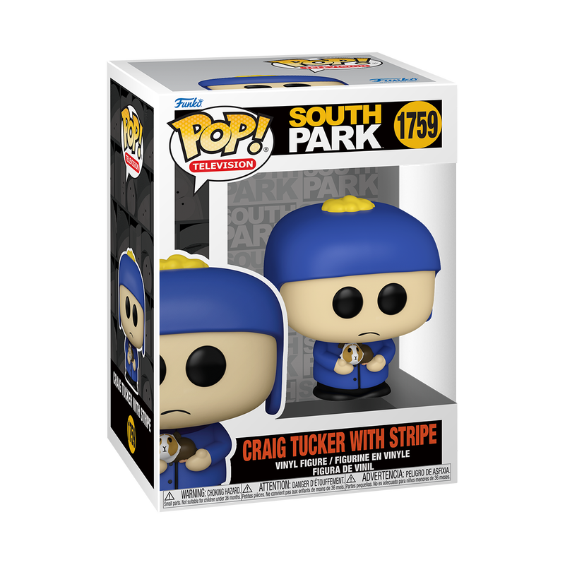 Craig Tucker with Stripe Funko Pop #1759 in box packaging