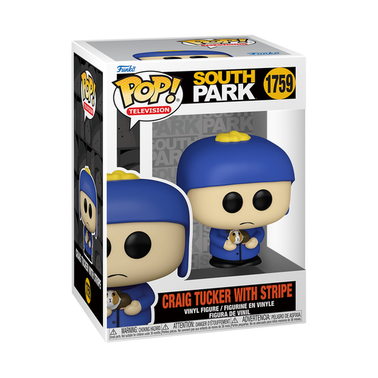 Craig Tucker with Stripe Funko Pop #1759 in box packaging