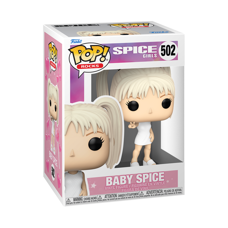 Baby Spice Funko Pop! #502 stock photo in-box from Spice Girls