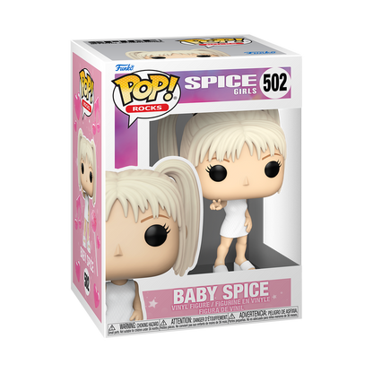 Baby Spice Funko Pop! #502 stock photo in-box from Spice Girls