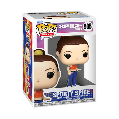 Sporty Spice Funko Pop! #505 stock photo in-box from Spice Girls
