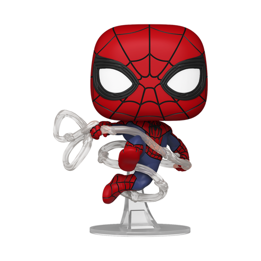 Spider-Man Swinging Funko Pop! #1586 stock photo out-of-box from Spider-Man Brand New Day