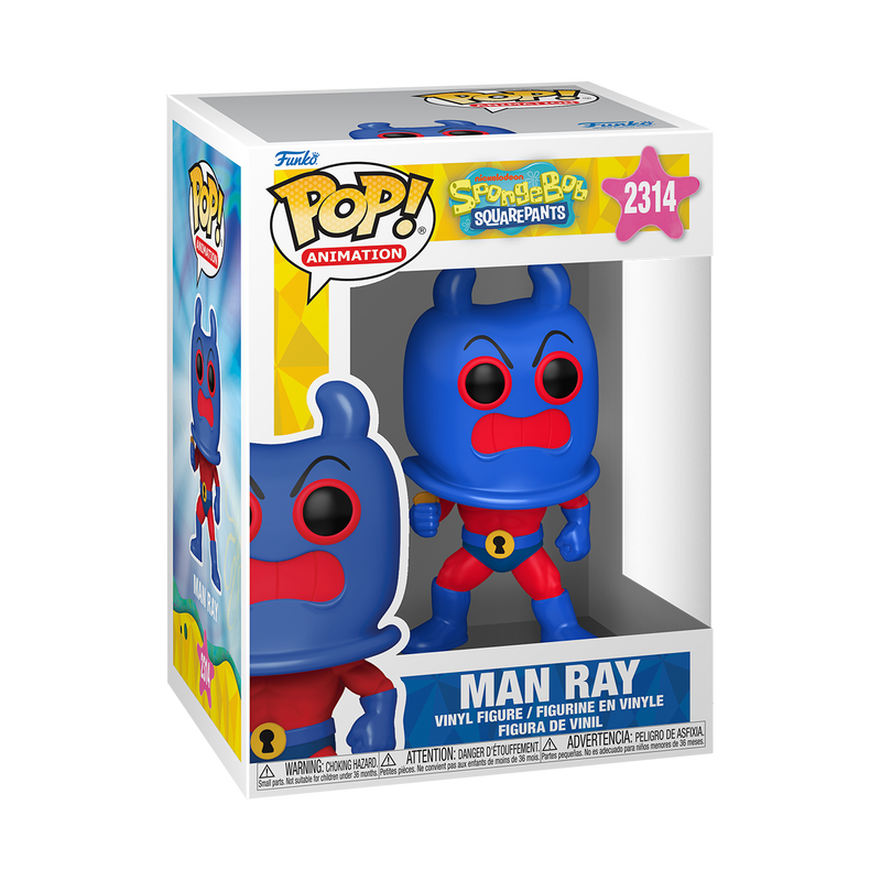 Man Ray Funko Pop! #2314 stock photo in-box SpongeBob SquarePants