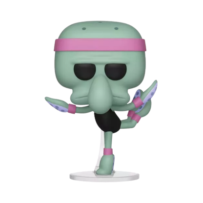Squidward Tentacles Dancing Funko Pop! #560 stock photo out-of-box from SpongeBob SquarePants