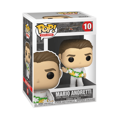 Mario Andretti Funko Pop! #10 stock photo in-box from Sports Legends
