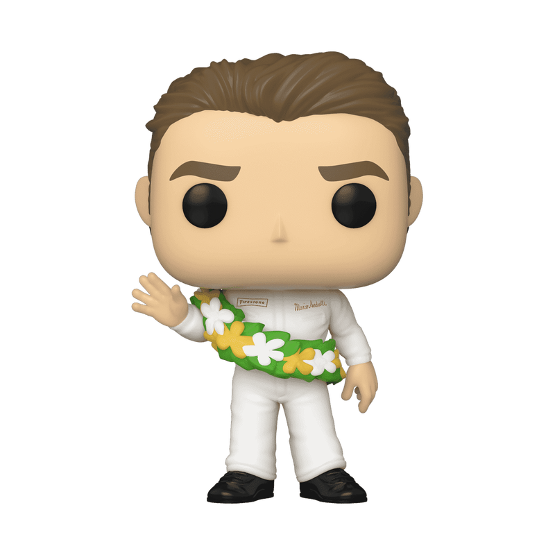 Mario Andretti Funko Pop! #10 stock photo out-of-box from Sports Legends