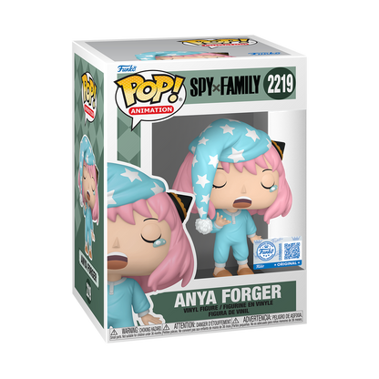 Anya Forger Funko Pop! #2219 Pajamas Entertainment Earth Exclusive stock photo in-box Spy x Family