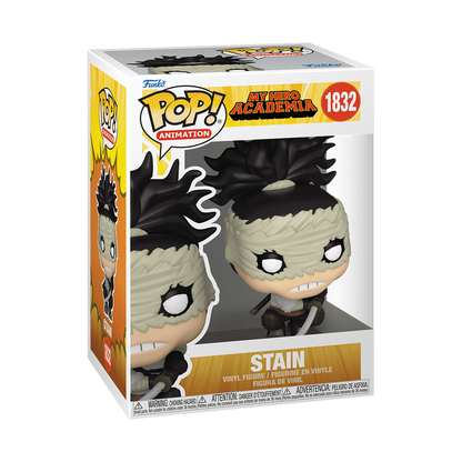 Stain My Hero Academia Funko Pop Packaging