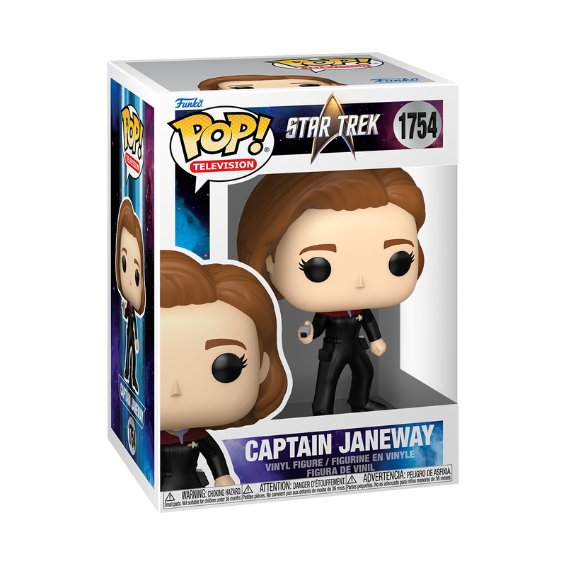 Star Trek Voyager Captain Janeway Funko Pop Packaging