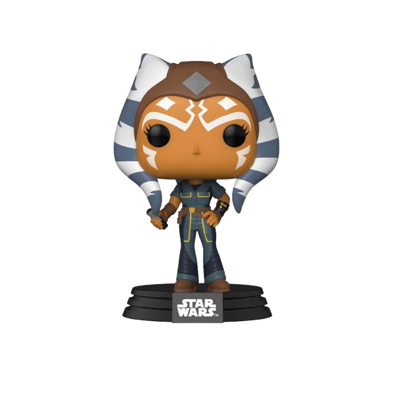 Ahsoka Funko Pop! #414 GameStop Exclusive stock photo out-of-box from Star Wars