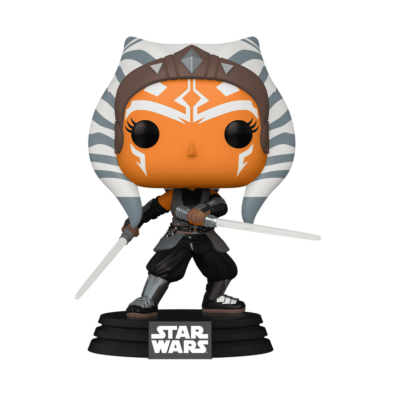 Ahsoka with Sabers Funko Pop! #464 stock photo out-of-box from Star Wars