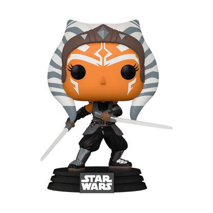 Ahsoka with Sabers Funko Pop! #464 stock photo out-of-box from Star Wars