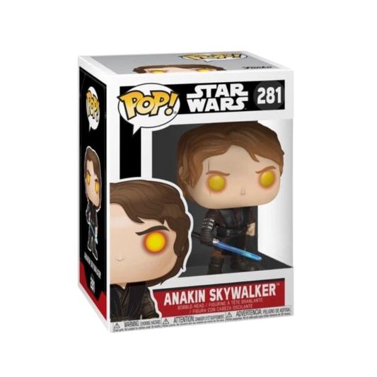 Anakin Skywalker Funko Pop! #281 stock photo in-box from Star Wars