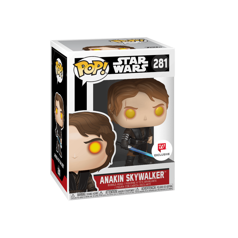 Anakin Skywalker Funko Pop! #281 Walgreens Exclusive stock photo in-box from Star Wars