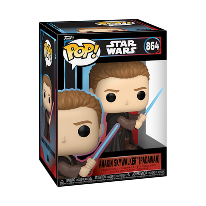Anakin Skywalker Padawan Funko Pop! #864 stock photo in-box from Star Wars