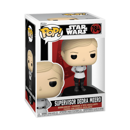 Supervisor Dedra Meero Funko Pop! #784 in box packaging from Star Wars Andor