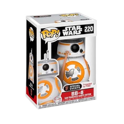 BB-8 Funko Pop! #220 San Francisco Giants Special Events Edition stock photo in-box from Star Wars