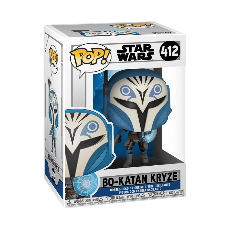 Bo-Katan Kryze Funko Pop! #412 stock photo in-box from Star Wars
