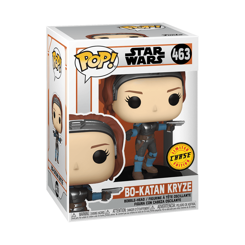 Bo-Katan Kryze Funko Pop! #463 Chase stock photo in-box from Star Wars