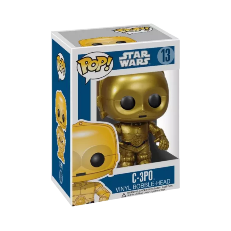 C-3PO Funko Pop! #13 stock photo in-box from Star Wars