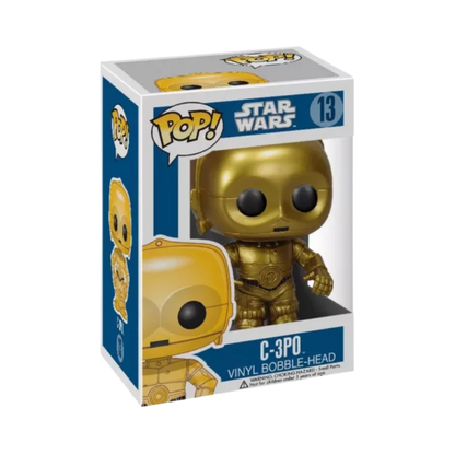 C-3PO Funko Pop! #13 stock photo in-box from Star Wars