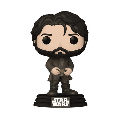 Cassian Andor Funko Pop! #534 SDCC 2022 Shared Exclusive stock photo out-of-box from Star Wars