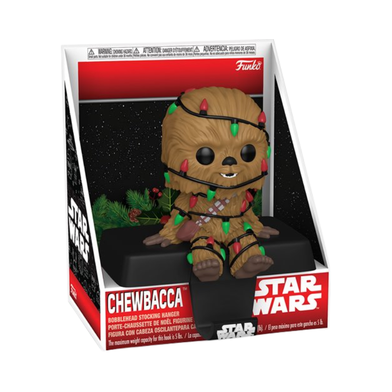 Chewbacca Edge Sitter Funko Pop in box packaging from Star Wars