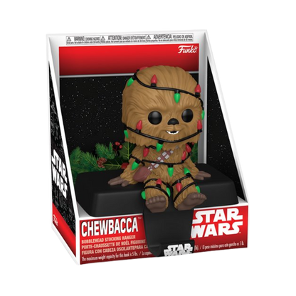 Chewbacca Edge Sitter Funko Pop in box packaging from Star Wars