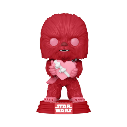 Chewbacca Valentine Funko Pop! #419 stock photo out-of-box from Star Wars