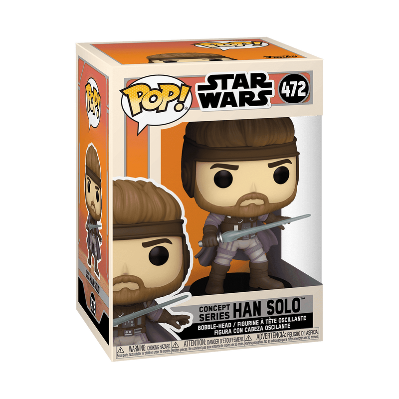 Concept Series Han Solo Funko Pop! #472 stock photo in-box from Star Wars