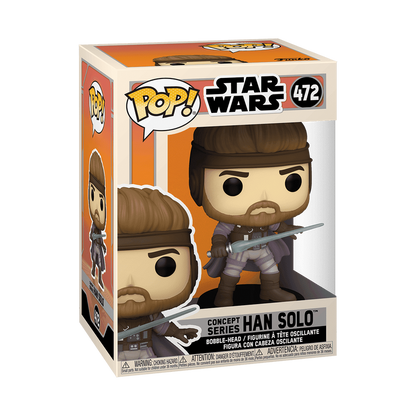 Concept Series Han Solo Funko Pop! #472 stock photo in-box from Star Wars