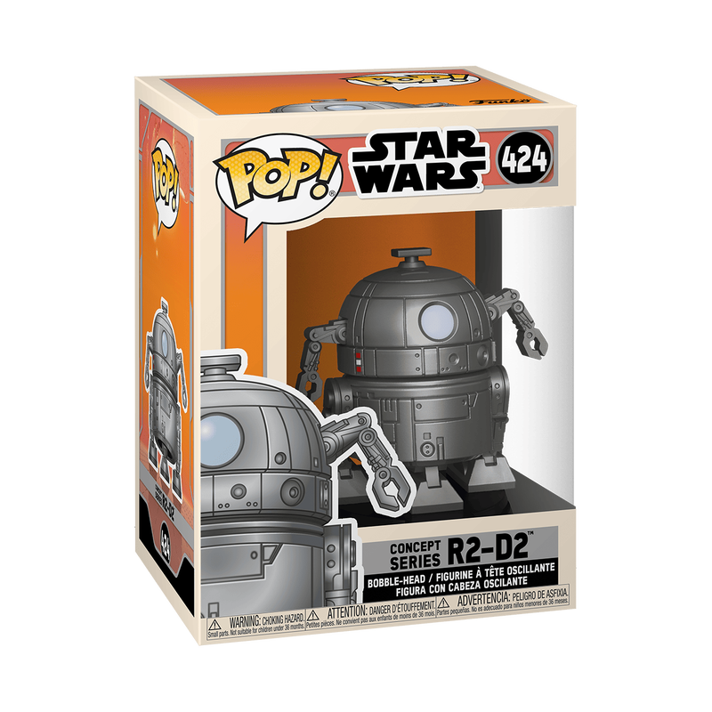Concept Series R2-D2 Funko Pop! #424 stock photo in-box from Star Wars