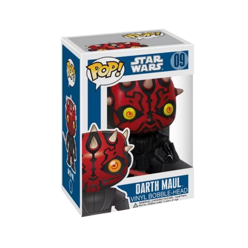 Darth Maul Funko Pop! #09 stock photo in-box from Star Wars