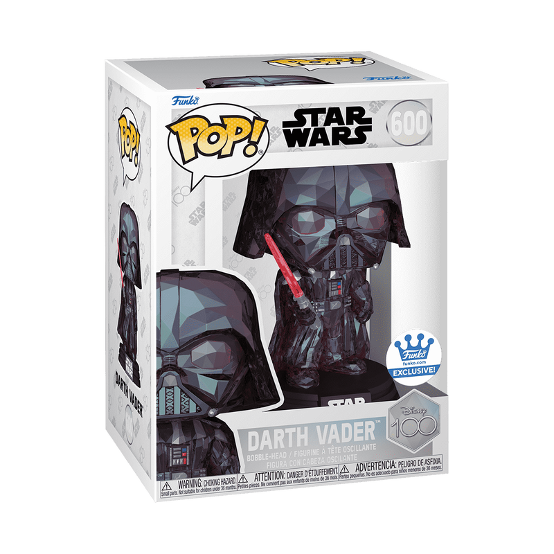 Darth Vader Facet Funko Pop! #600 stock photo in-box from Star Wars