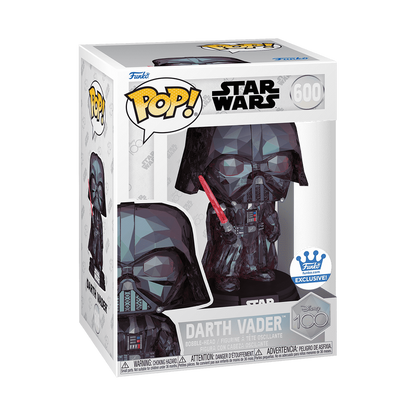 Darth Vader Facet Funko Pop! #600 stock photo in-box from Star Wars
