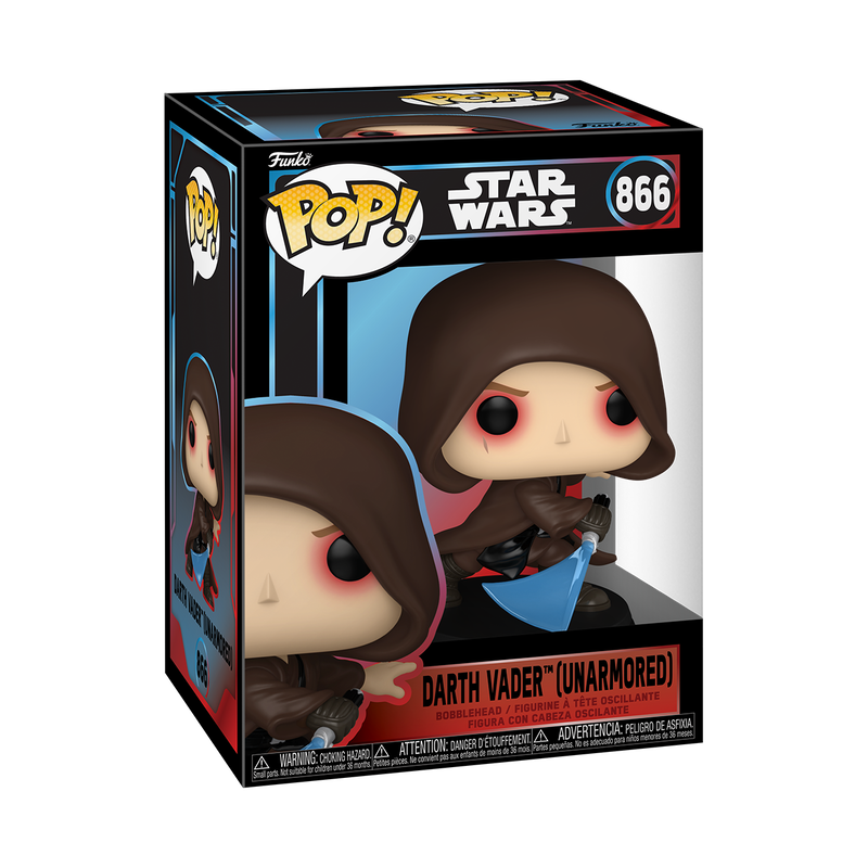Darth Vader Unarmored Funko Pop! #866 stock photo in-box from Star Wars