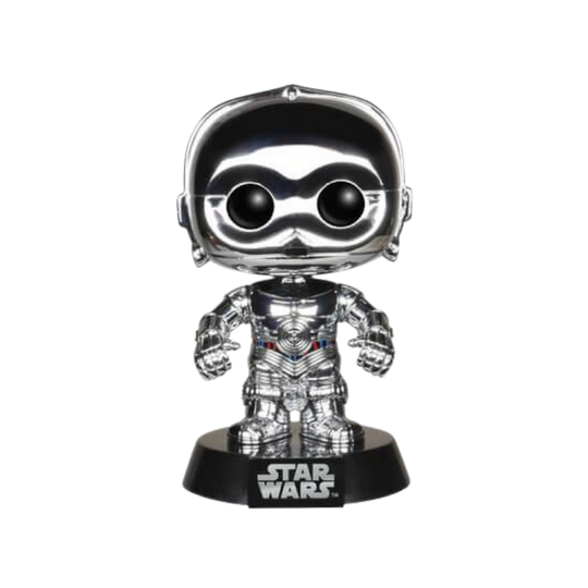 E-3PO Silver Funko Pop! #46 Anaheim 2015 Star Wars Celebration Exclusive stock photo out-of-box from Star Wars
