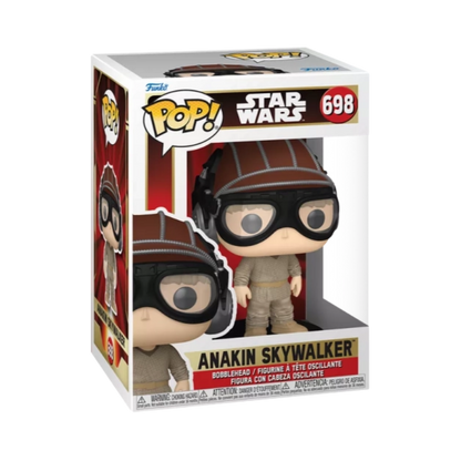 Anakin Skywalker in Pod Racer Helmet Funko Pop! #698 stock photo in-box from Star Wars: Episode I The Phantom Menace